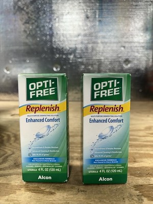 Opti-Free Replenish Multi-Purpose Disinfecting Solution 4oz (2 Pack)