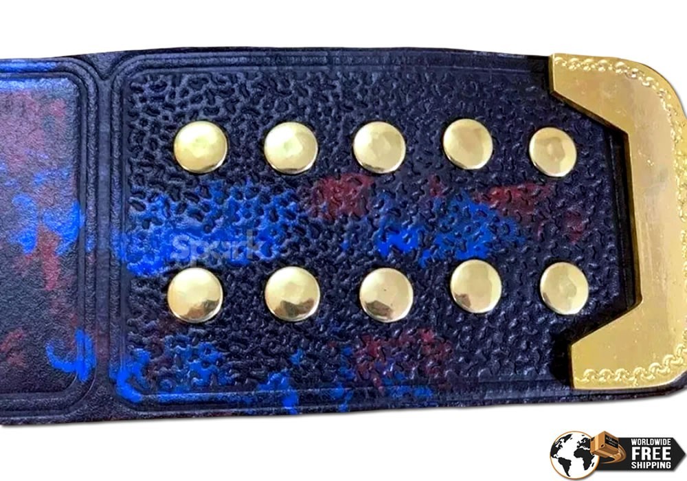 Hardcore Heavyweight Wrestling Championship Title Belt Adult Replica 4mm Zinc