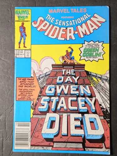 Marvel Tales # 192 - Higher Grade Newsstand - Reprint Death of Gwen Stacy