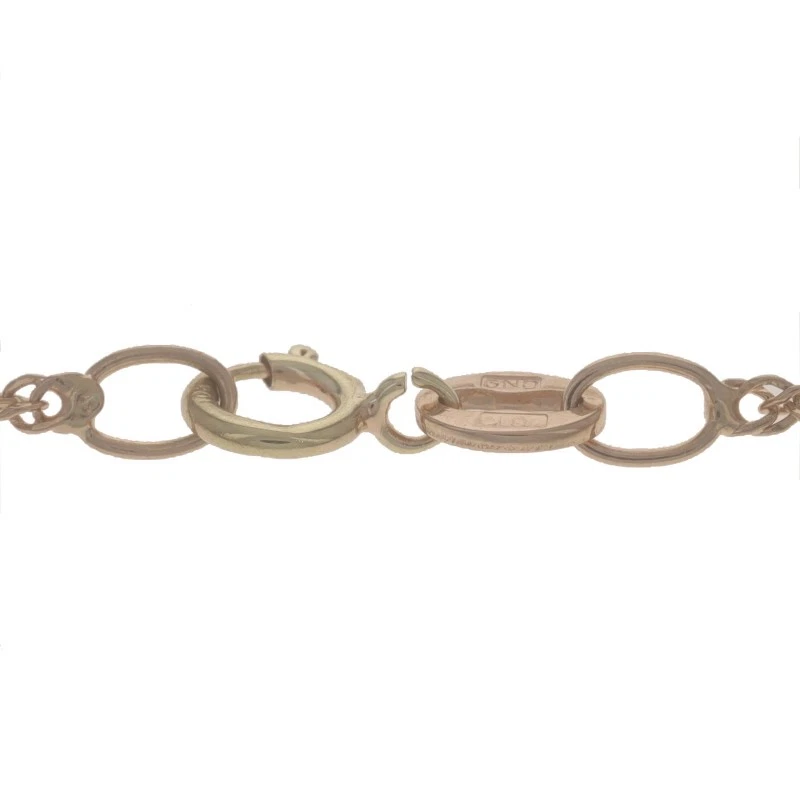 Collar Llave Esqueleto Corazón Diamante Oro Rosa 18" - 10k Único y Baguette Love Foto 4 de 4