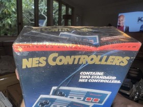 Vintage 1990 Nintendo Entertainment System NES Controllers 2-Pack New SEALED