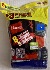 Hanes Boys Comfortsoft Tagless Boxer Briefs 8 Pair Size S 6-8 