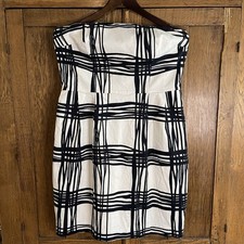 Express Design Studio Off Shoulder Women 12 Dress Plaid A-line Date Night