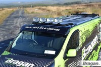 Bragan™ DachträGer Schwarz-Edelstahl Mit LED Spots 4X FüR Fiat Ducato 2014-2025
