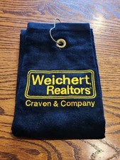 Haftowany ręcznik golfowy Weichert Realtors, Craven & Company, nowy