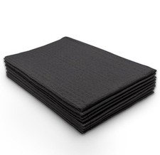 TIDI Bavoirs/serviettes au choix, noir 13 x 18 100 pièces - Gaufré en relief - 2 plis 917485