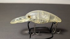 Lucky Craft CB200 Clear Crankbait Lure, Streamlined, Water Action, Used