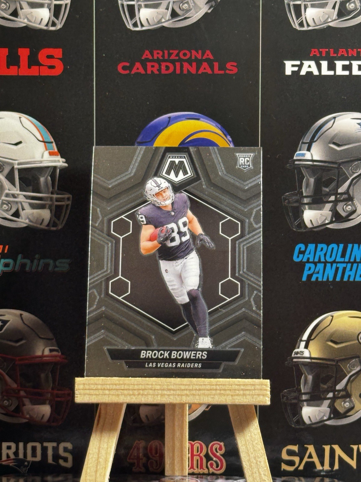 2024 Panini Mosaic - Rookies Brock Bowers #313 (RC)