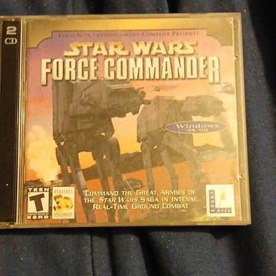 LucasArts Star Wars Force Commander PC Game 2-CD CD-ROM for Windows 95/98