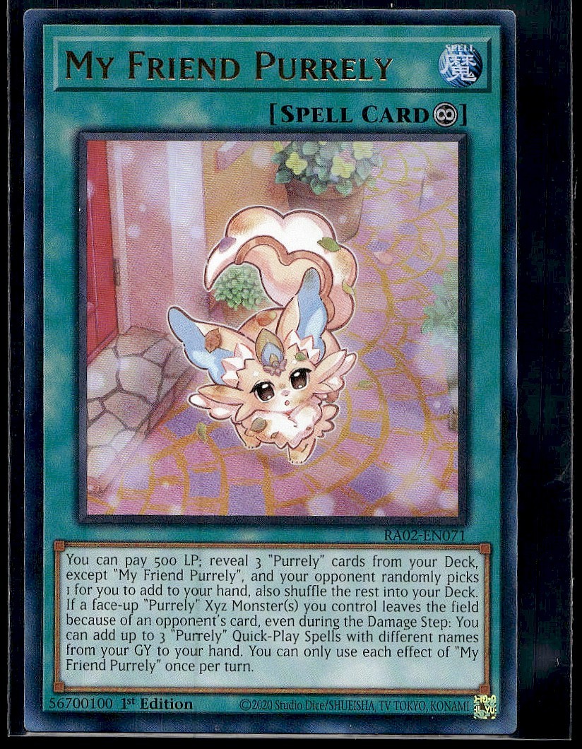 My Friend Purrely (UR) - RA02-EN071 - 1st Edition - YuGiOh