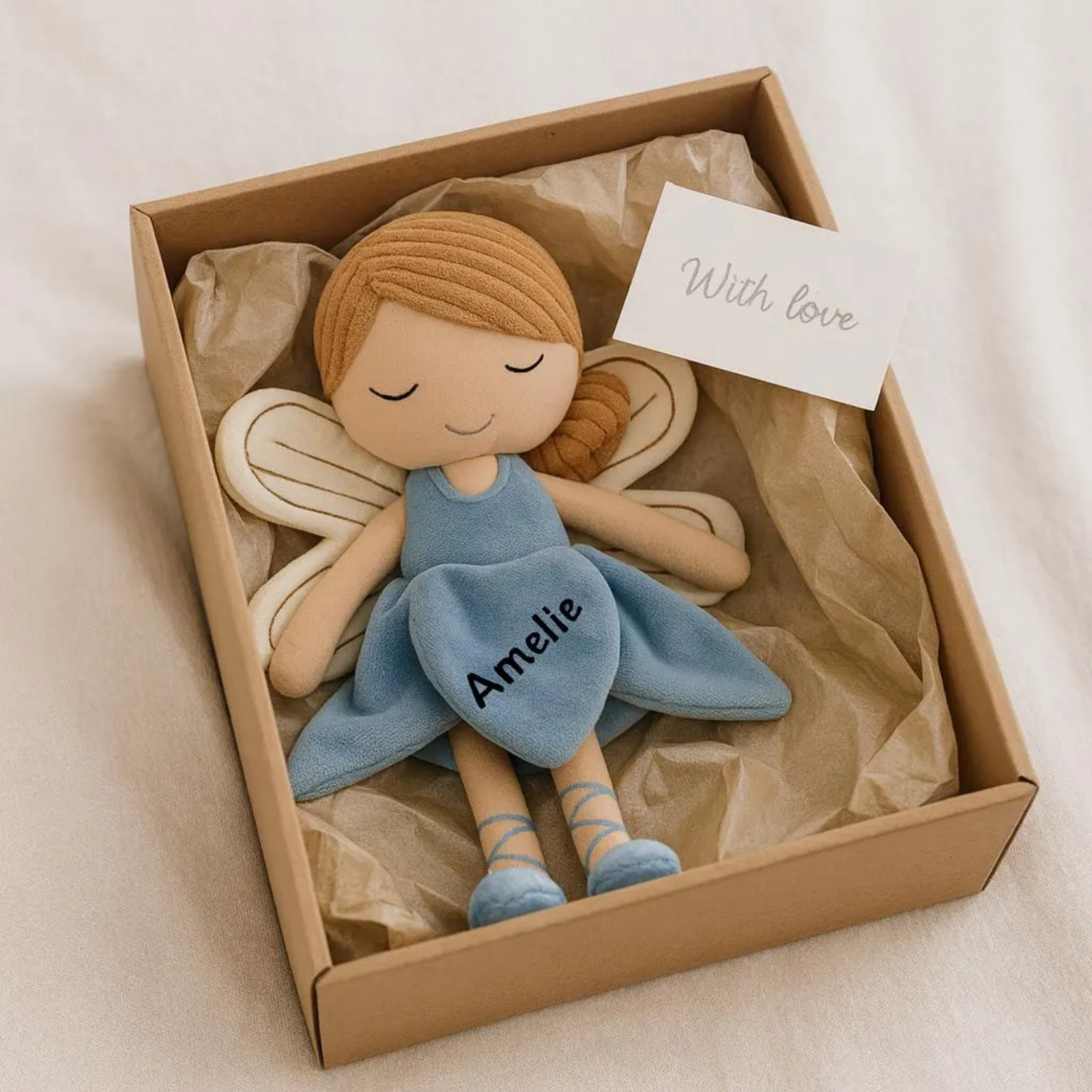 Personalisierte Fee Puppe – Kuscheltier mit Name