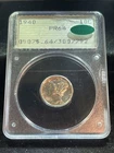 1940 Proof Mercury Dime SILVER PCGS PR64 Old RATTLER Holder + CAC Sticker 🔥🔥🔥