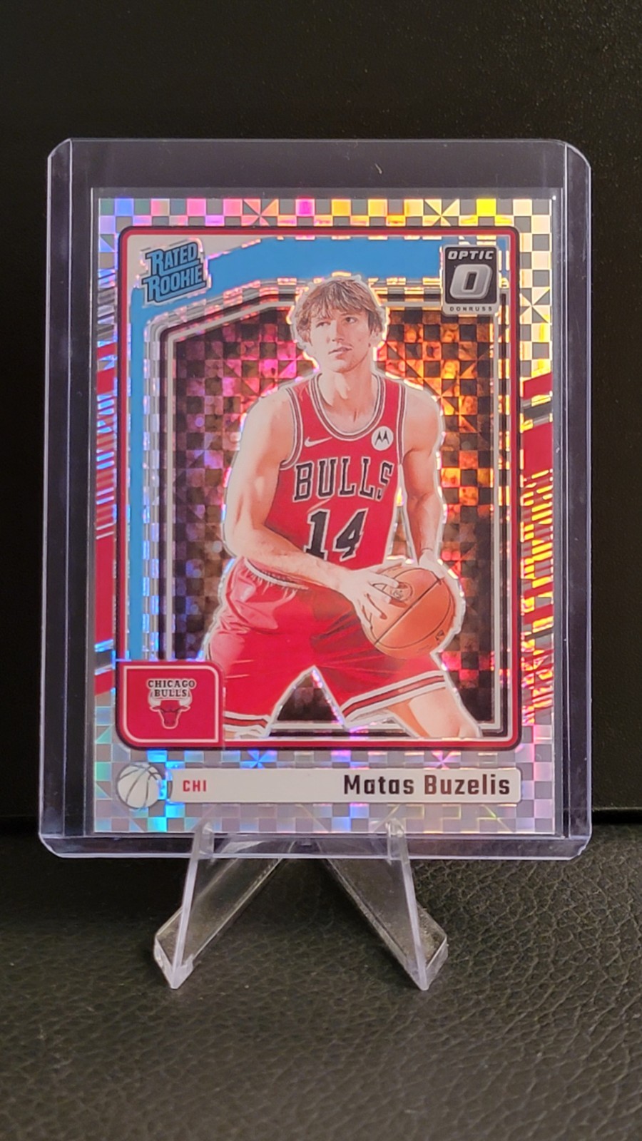 2024-25 Donruss Optic Matas Buzelis Rated Rookie Checkerboard SSP #271 (RC)