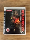 Metal Gear Solid 4 Guns of the Patriots PS3 PAL Complete