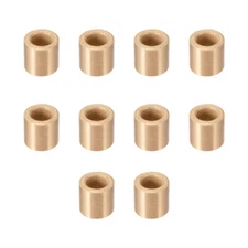 10pcs Self-Lubricating Bearing Sleeve 6mm x 10mm x 10mm Sintered Bronze Bushing