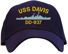USS Davis DD-937 Embroidered Baseball Cap - Available in 3 Colors Hat 