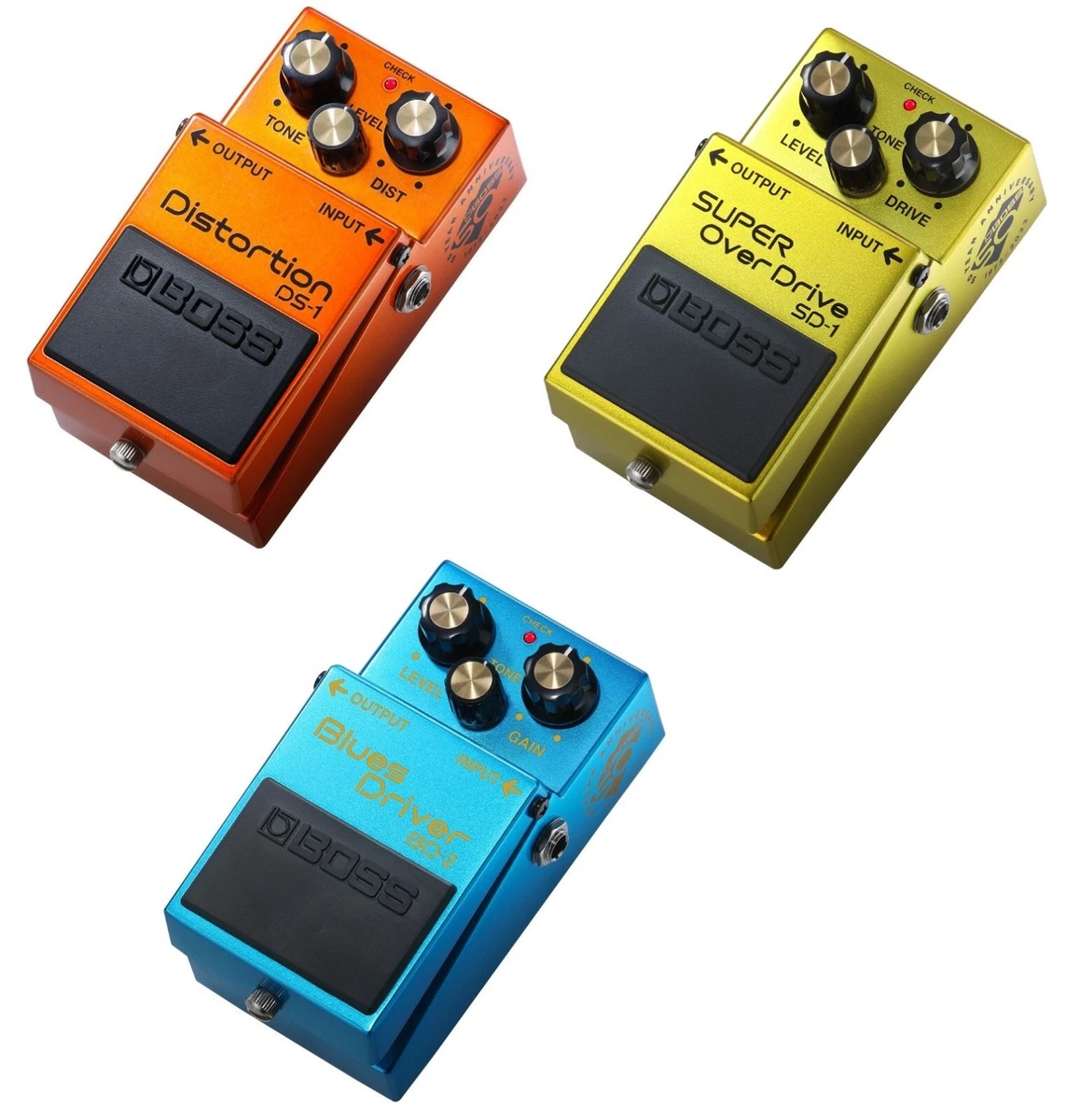 BOSS 50th Anniversary Limited edition DS-1-B50A SD-1-B50A BD-2 
