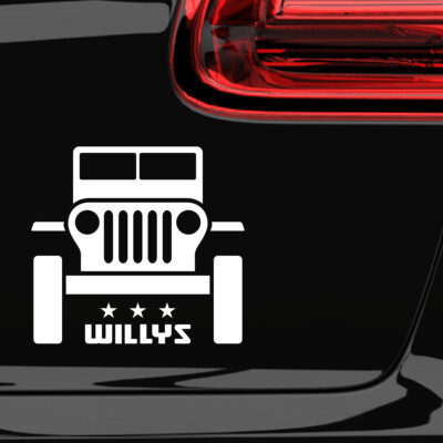 Auto Aufkleber Sticker WILLYS