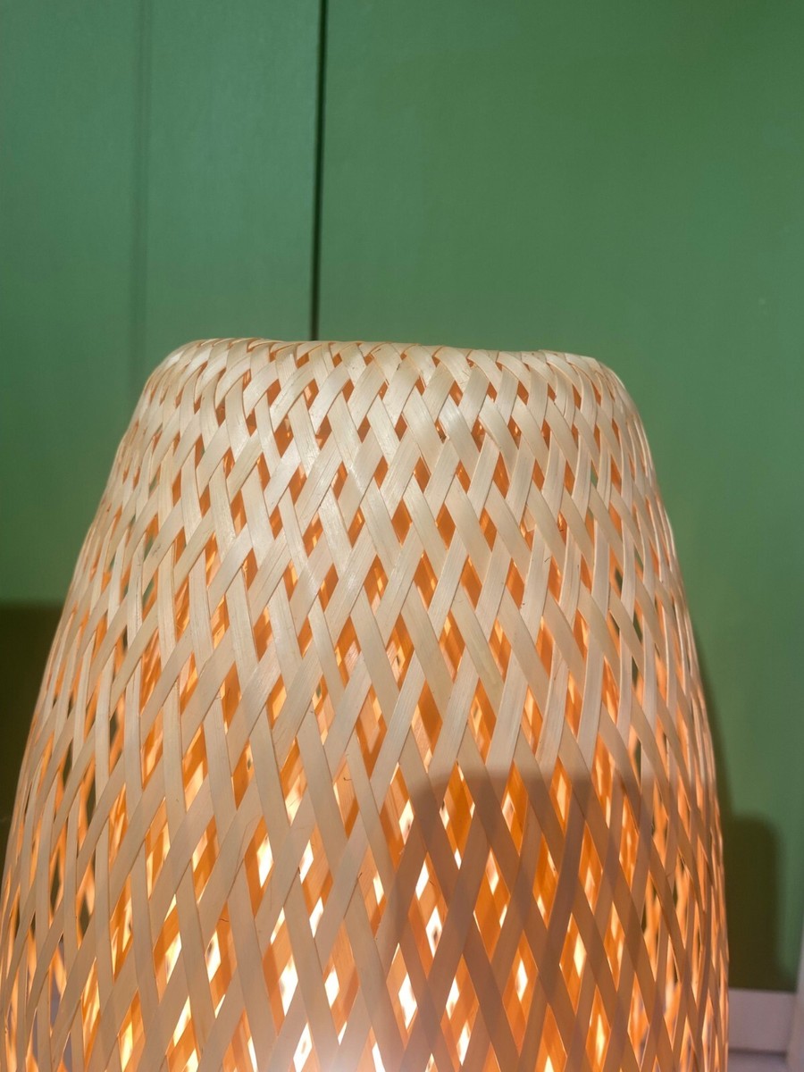IKEA  ラタン　スタンドライト　BÖJA BÖJA table lamp, bamboo/handmade - IKEA US