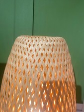 Neue IKEA BOJA Tischlampe, Bambus/Handarbeit, 40 cm, 101.550.39