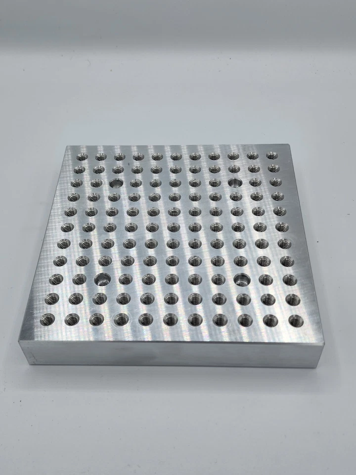 Mini Palet 6"x6"x1" Alca-5 HECHO EN EE. UU. Placa de fijación 1" de espesor Aluminio Foto 2 de 2