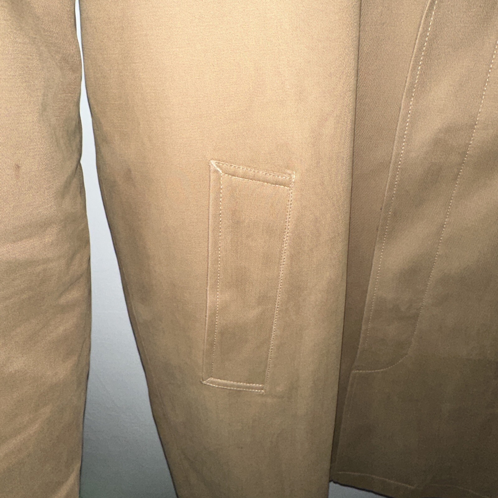 Mens BNWOT MAN By Lipsy London Brown overcoat Size Large With Hidden Buttons image 4
