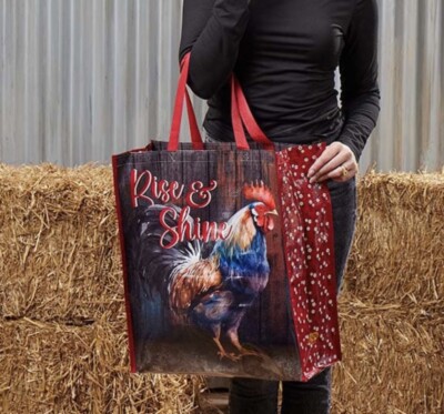 Cracker Barrel Shopping Tote Shopping Bag With Rooster, NEW