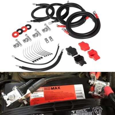 #ad For Ford 6.0L Powerstroke Battery Cables Kit Superduty F250 F350 F450 03 07 $298.00