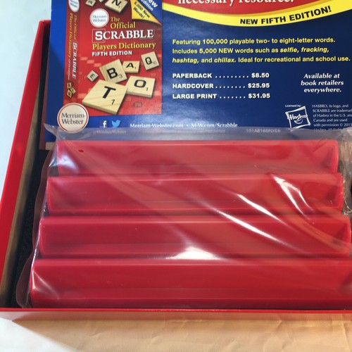 2013 Scrabble Crossword Game from Hasbro Gaming New Open Box. - Picture 4 of 7