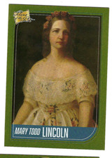 MARY TODD LINCOLN 2021 SUPER BREAK PIECES OF THE PAST GOLD FOIL PARALLEL
