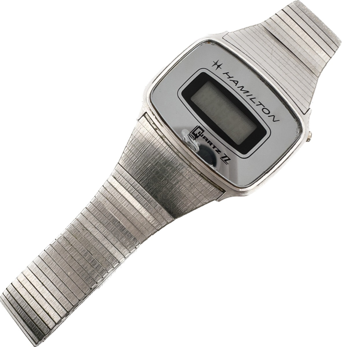 Vintage Hamilton TL Men\'s Digital LCD Wristwatch Swiss 10k Gold Filled w Band Vintage Hamilton TL Men main image 4