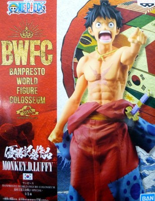 One Piece Monkey D Luffy Bwfc Banpresto World Figure Colosseum Ebay
