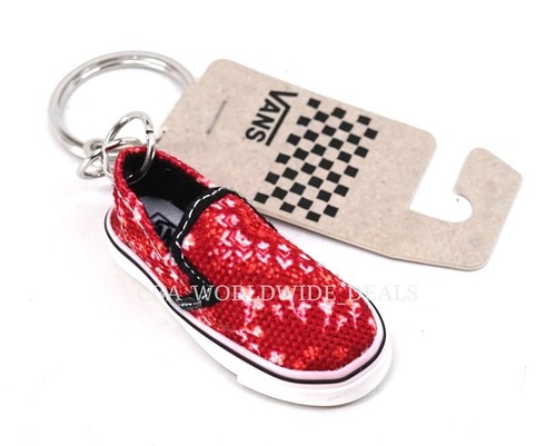 vans slip on keychain