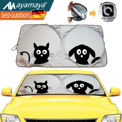 Auto Sonnenschutz Frontscheibe Sonnenblende Sonnenschutztuch Reflex UV Schutz