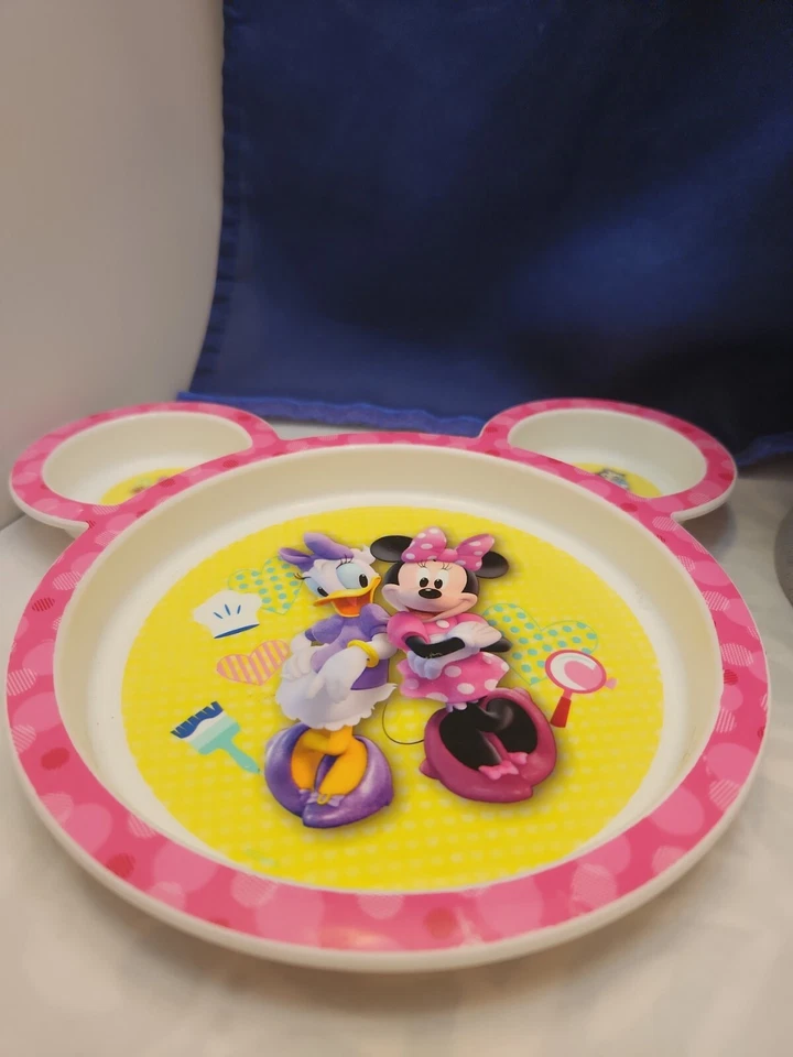The First Years Melamine Disney Minnie Mouse/Daisy Duck Divided Plate 2010 - Image 3 of 4