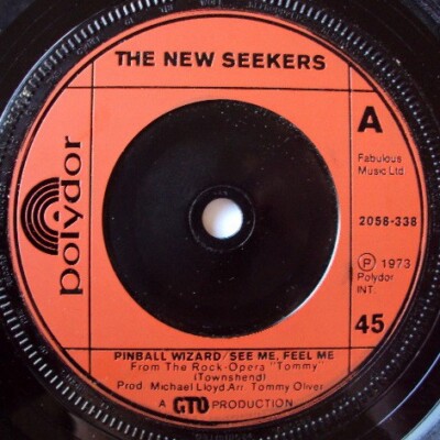 The New Seekers - Pinball Wizard / See Me, Feel Me (7'', Single, Inj)