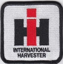 50 Pcs IH INTERNATIONAL HARVESTER Embroidered Patches 2.8"2.8" iron-on