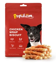 High Protein Dog Chewy Treats Biscuits,Chicken Wrapped Dog Biscuits,Rawhide Free