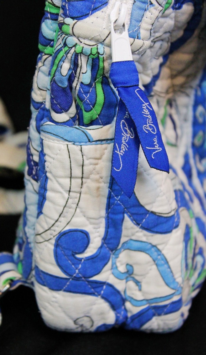 2008 Vera Bradley Mediterranean White Small Mini Backpack  display picture 1