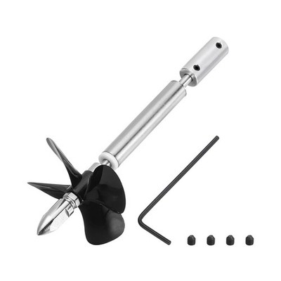 Drive Shaft W Propeller and Coupling Joint, L100mm, Four Propeller, Fit for 5 mm
