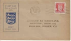 1941 (1 April) Jersey 1d Arms Marchand Illustrated First Day Cover Cat £50