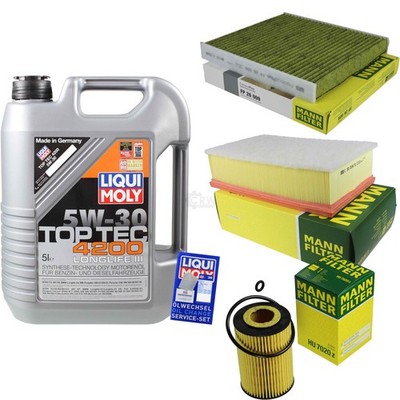 INSPEKTIONSKIT FILTER LIQUI MOLY ÖL 5L 5W-30 für VW Passat Variant 3G5 2.0 TDI