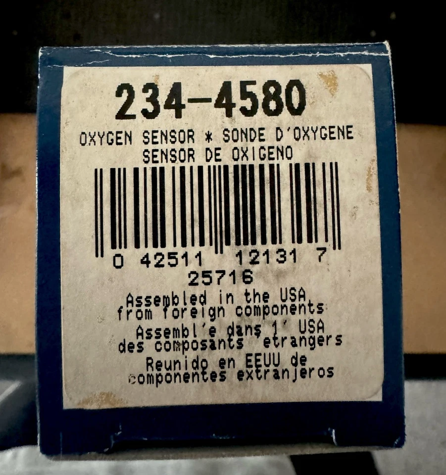 DENSO 234-4580 Oxygen Sensor 4 Wire, Direct Fit, Heated, Wire Length: 24.88 - Image 2 of 2