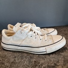 Converse Chuck Taylor All-Star Womens Sneakers Tennis Shoes Gray Madison Size 8