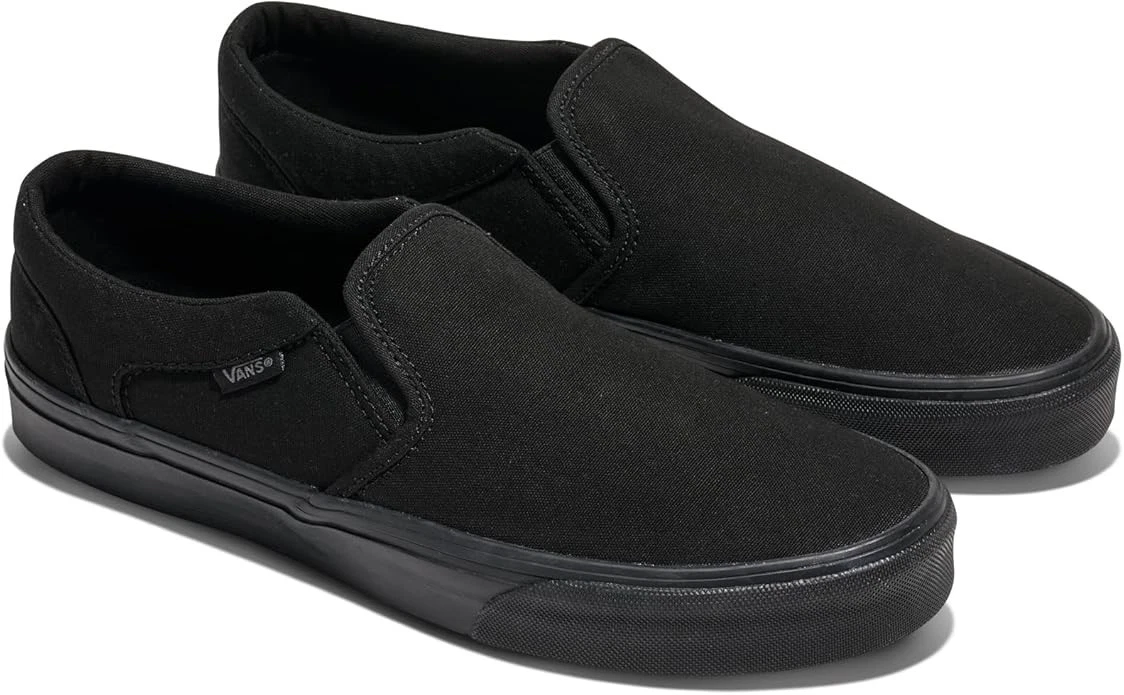 Vans Men's Asher Black Canvas Slip on Skate Shoes 🛹 Assorted Sizes 🛹 NWB
Opens in a new window or