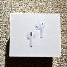 Apple AirPods Pro 3 White Bluetooth Wireless Earbuds Active Noise Cancellation