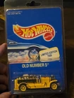 P12 Hot Wheels 1993 Old Number 5 yellow fire truck Limited Edition to 7000