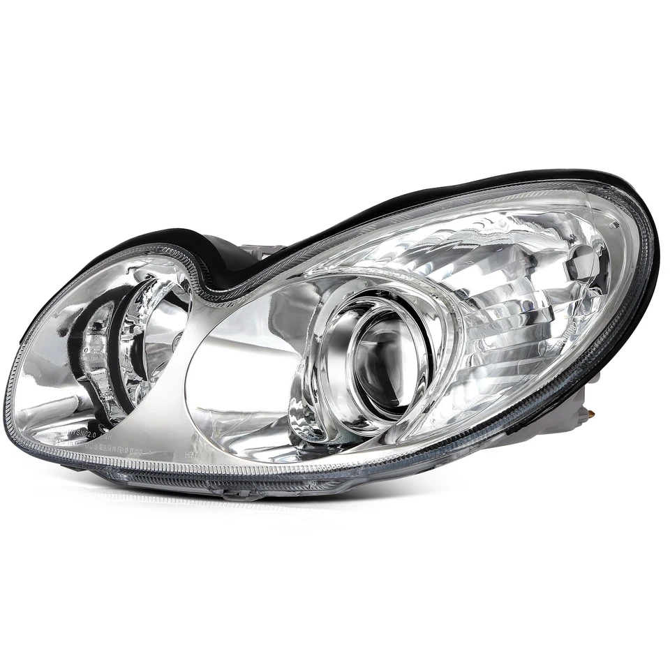 Left+Right For 2002-2005 Hyundai Sonata Headlights Assembly Chrome Housing - Изображение 4 из 4