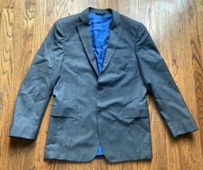 Brooks Brothers Blazer Mens 38R Gray Vitale Barberis Regent Brooksgate Wool