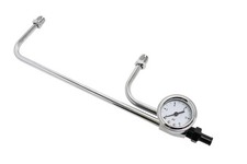 Holley Fuel Line Gauge Kit 4150 Carburetor Dual Feed Carb Double Pumper 9-516